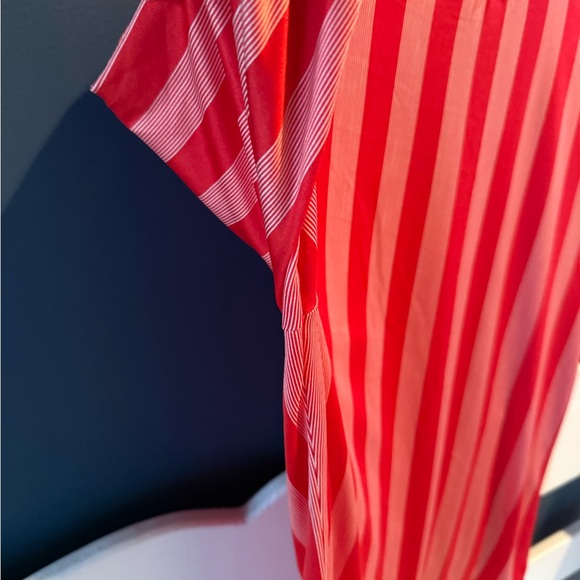 Blue Mood Red and Pink Striped Blouse - Picture 6 of 10